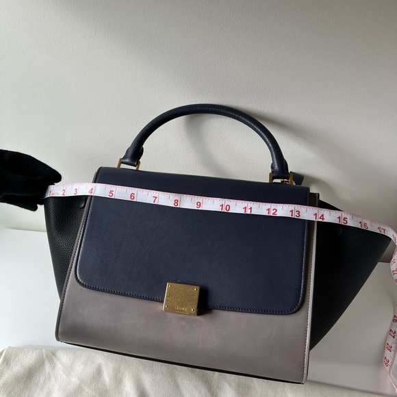 Celine Tri-colour Trapeze bag - Picture 6 of 11